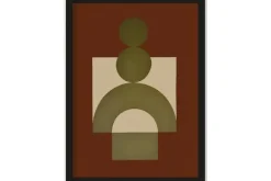 Best Art Print 3 Red Forma Schilderijen