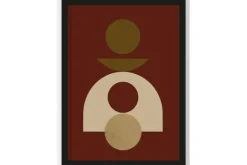 Best Art Print 4 Red Forma Schilderijen