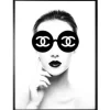 Schilderijen-Luxe Framing Art Art Print Chanel Zonnebril FA-81