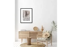 Schilderijen-Urban Cotton Art Print Curly Soft Coral