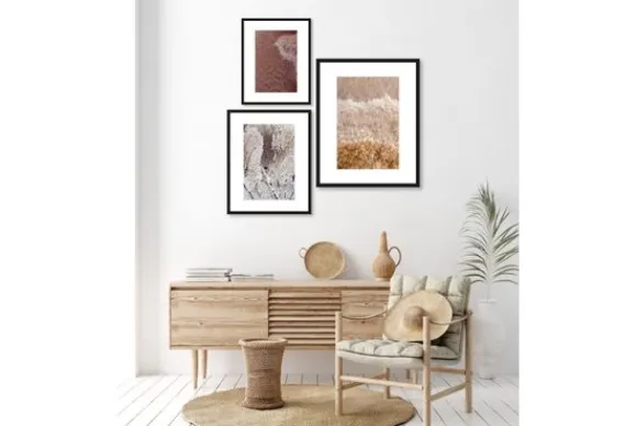 Schilderijen-Urban Cotton Art Print Curly Soft Coral