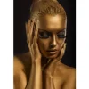 Schilderijen-Luxe Framing Art Art Print Gouden Vrouw FEM-056