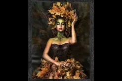 Schilderijen-Luxe Framing Art Art Print Herfstvrouw SHI-399