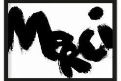 Schilderijen-Urban Cotton Art Print Merci