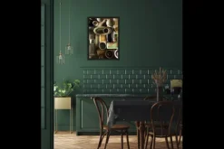 Schilderijen-Urban Cotton Art Print Moss