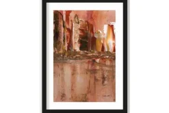 Schilderijen-Urban Cotton Art Print Skyline