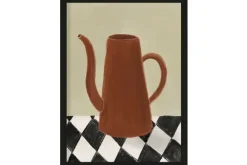 Schilderijen-Urban Cotton Art Print Vivid Vase 02