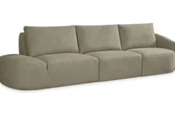 Elementen Banken|Ronde Banken- Bankstel Taupe Rocca