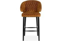 Barkrukken-Richmond Interiors Barkruk 212796 Gold Triangle Indigo