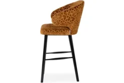 Barkrukken-Richmond Interiors Barkruk 212796 Gold Triangle Indigo