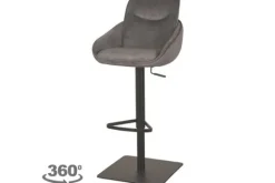 Barkrukken-Label51 Barkruk Antraciet Cosmo DX-74.017 Beauty