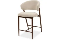 Outlet Barkruk Beige Walnut Asento Barkrukken