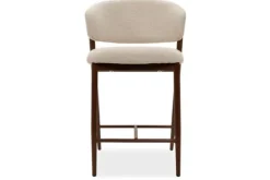 Outlet Barkruk Beige Walnut Asento Barkrukken