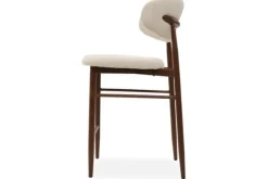 Online Barkruk Beige Walnut Kumo Barkrukken