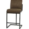 Barkrukken-Tower Living Barkruk Dark Brown Ferro