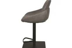 Barkrukken-Label51 Barkruk Taupe Micro Suede DX-74.009 Beauty