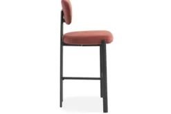 Barkruk Wave Burned Orange - Black Rivano Barkrukken