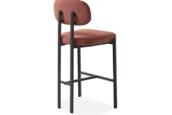 Barkruk Wave Burned Orange - Black Rivano Barkrukken