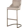 Outlet Barstoel 211184 Khaki Velvet Bolton Barkrukken