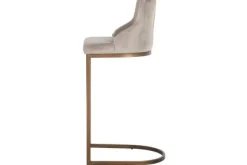 Outlet Barstoel 211184 Khaki Velvet Bolton Barkrukken