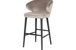 Barkrukken-Richmond Interiors Barstoel 210464 Khaki Velvet Indigo