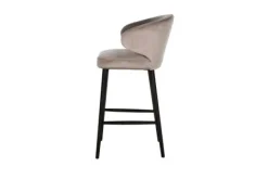 Barkrukken-Richmond Interiors Barstoel 210464 Khaki Velvet Indigo