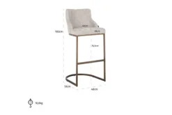 Barkrukken-Richmond Interiors Barstoel 211185 Natural Renegade Bolton