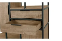 Opbergkasten|Vakkenkasten-Lamulux Bergkast Iroko - Bombay Bruin