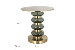 Bijzettafels-Richmond Interiors Bijzettafel 212585 Dalina