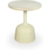 Bijzettafels-Tower Living Bijzettafel Gebroken Wit  Elba