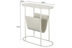 Bijzettafels-Livingfurn Bijzettafel Luna