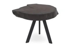 Bijzettafels|Salontafels-Country Style Bijzettafel Ruw Zwart