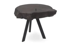 Bijzettafels|Salontafels-Country Style Bijzettafel Ruw Zwart