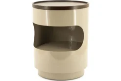 Bijzettafels-By-Boo Bijzettafel Taupe 250338 Tondo