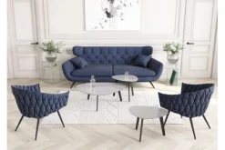 Bijzettafels-Maison Royale Bijzettafel Tove Wit