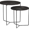 Bijzettafels|Salontafels-Livingfurn Bijzettafels black Mason