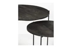 Bijzettafels|Salontafels-Livingfurn Bijzettafels black Mason