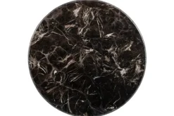 Eettafels-Richmond Interiors Bistrotafel 211927 zwart rond Carlten