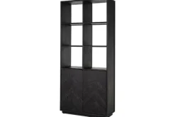 Vakkenkasten|Boekenkasten-Richmond Interiors Boekenkast 210708 Blackbone Brass