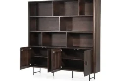 Boekenkasten-Eleonora Meubelen Boekenkast Bruin 96122 Remi