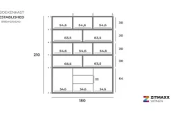 Boekenkast Established Vakkenkasten|Boekenkasten