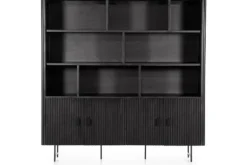 Boekenkasten-Eleonora Meubelen Boekenkast Zwart 96123 Remi