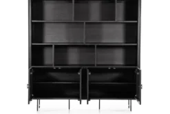 Boekenkasten-Eleonora Meubelen Boekenkast Zwart 96123 Remi