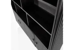 Boekenkasten-Eleonora Meubelen Boekenkast Zwart 96123 Remi