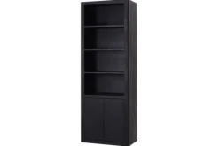 Boekenkasten-Tower Living Boekenkast Zwart Tenna