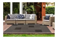 Buitenkleed Sulawesi Taupe Indonesia Tuinartikelen|Vloerkleden