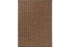 Buitenkleed TB T Monogram Light Brown 455811 Outdoor | Tuinartikelen