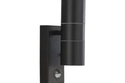 Buitenlamp 7008-2BK met sensor Metro Tuinartikelen