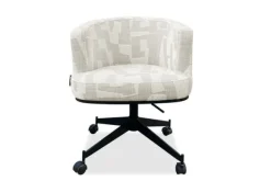 Ronde Fauteuils|Draaifauteuils-Richmond Interiors Draaifauteuil 213323 Beige Graffic Rochenne