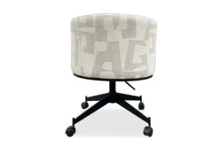 Ronde Fauteuils|Draaifauteuils-Richmond Interiors Draaifauteuil 213323 Beige Graffic Rochenne